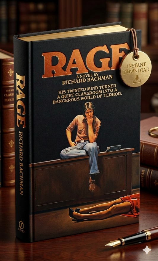 Rage by Richard Bachman (Stephen King) | Psychological Thriller & Suspense Novel
