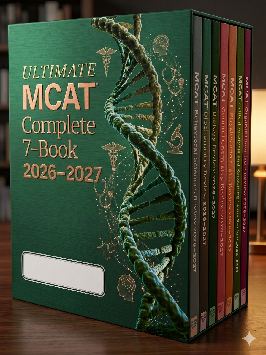 MCAT Complete 7-Book Set 2026–2027 | Comprehensive MCAT Prep & Medical School Admission Study Guide