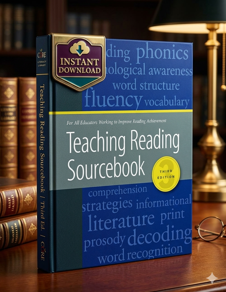 Teaching Reading Sourcebook 3rd Edition | Evidence-Based Reading Instruction & Literacy Guide for Educators